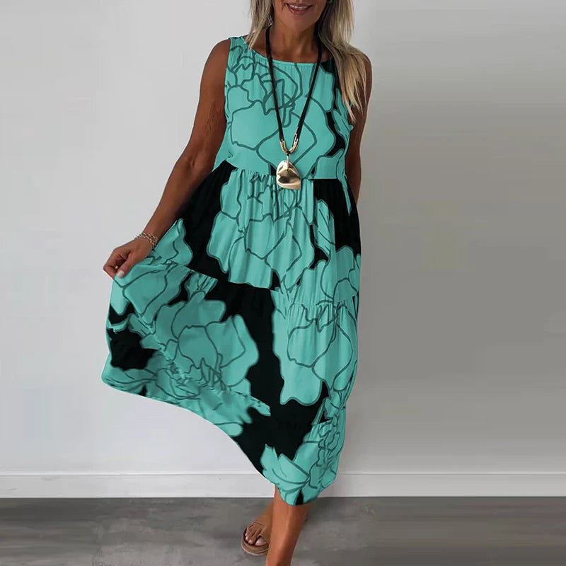 Vestito Floreale Astratto