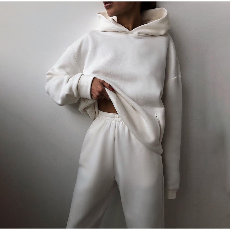 Set felpa e pantaloni oversize