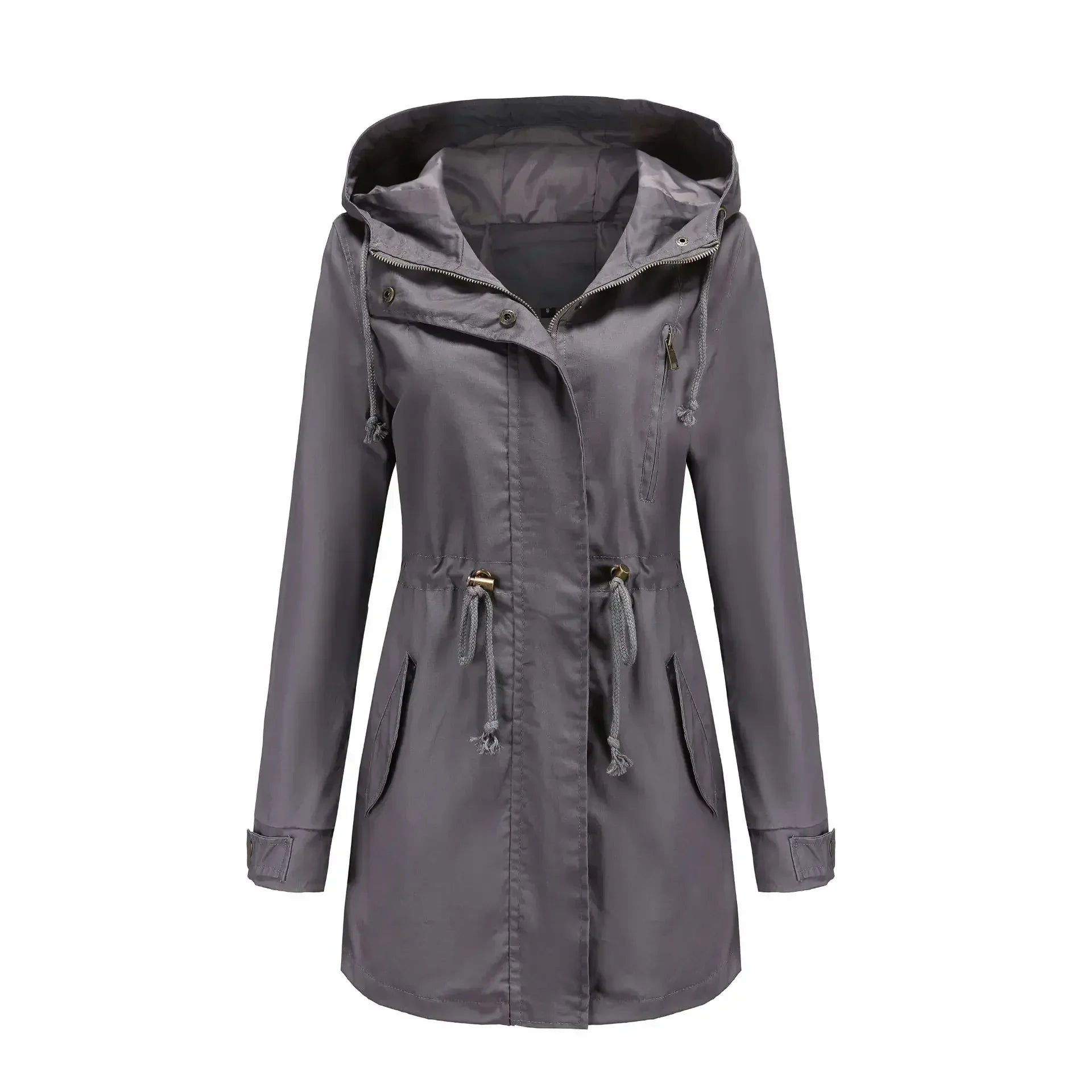 Giacca Impermeabile con Cappuccio | Stile Funzionale & Casual | Perfetta per la Mezza Stagione