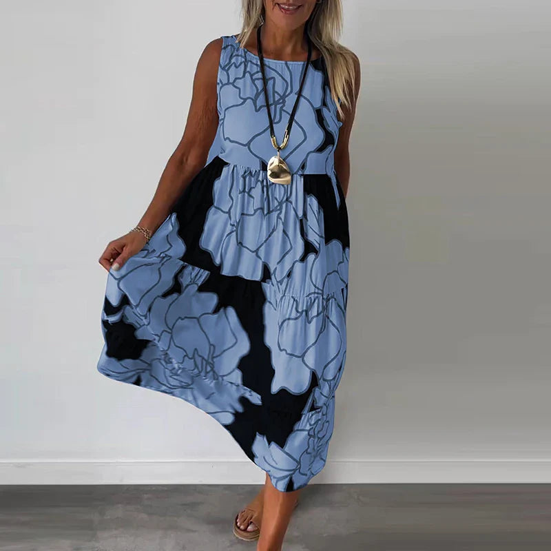 Vestito Floreale Astratto
