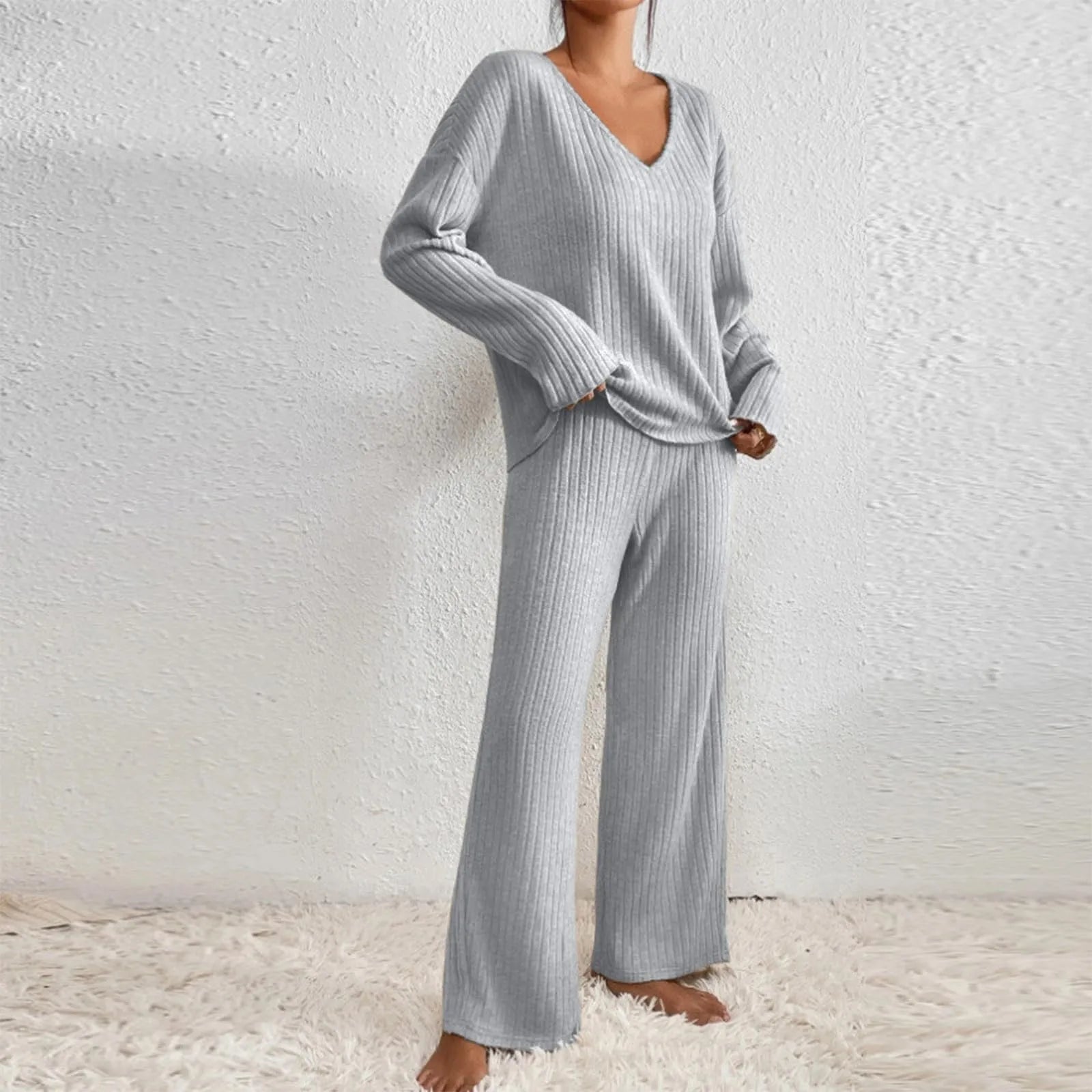 Completo Lounge Maglia a Coste