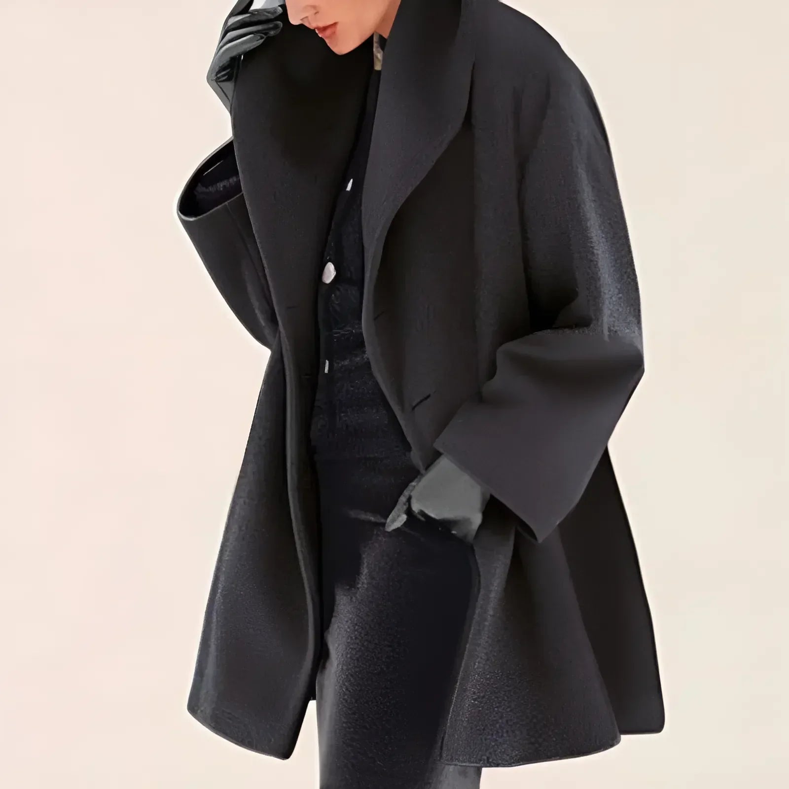 Cappotto Corto con Collo Alto | Caldo & Sofisticato | Stile Elegante