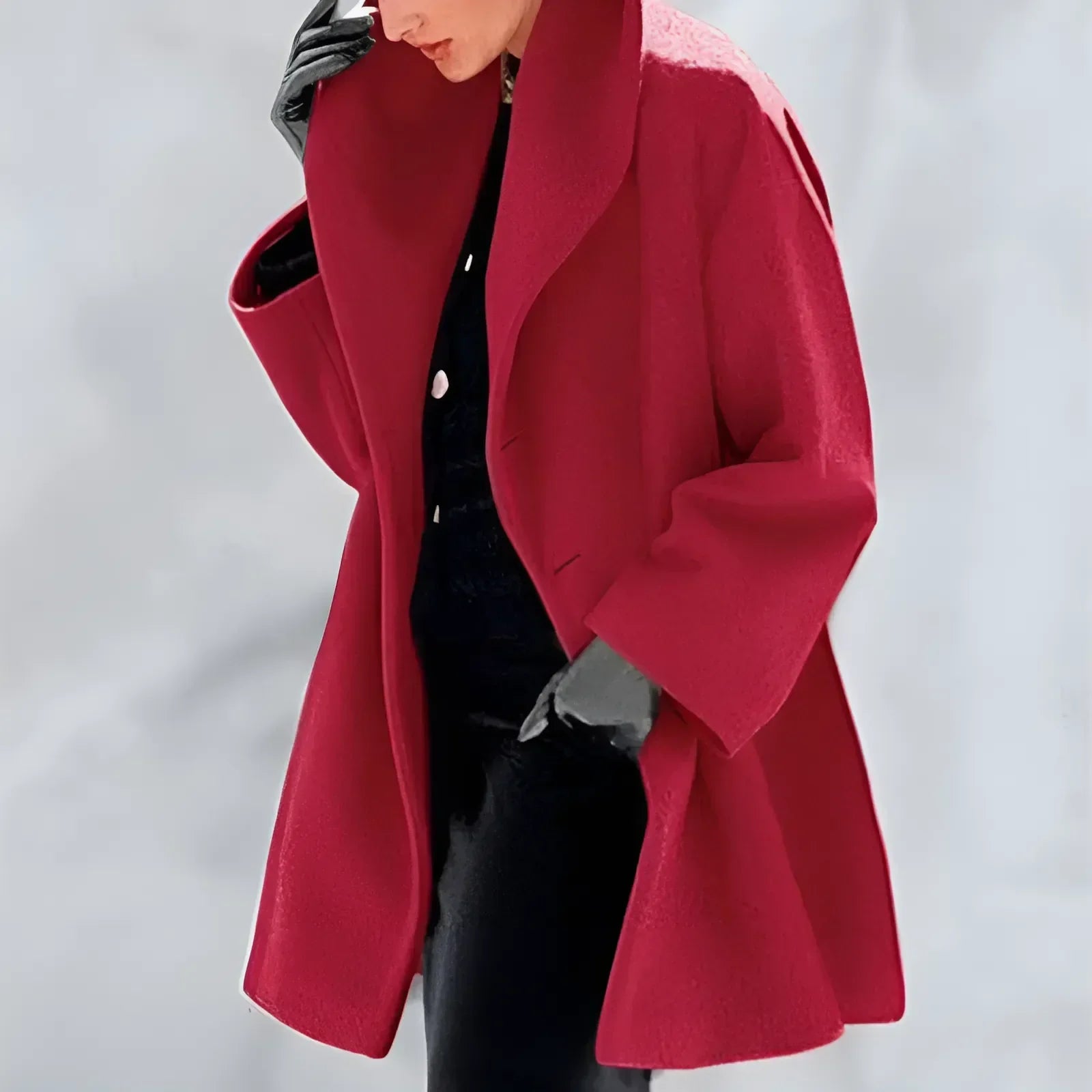 Cappotto Corto con Collo Alto | Caldo & Sofisticato | Stile Elegante
