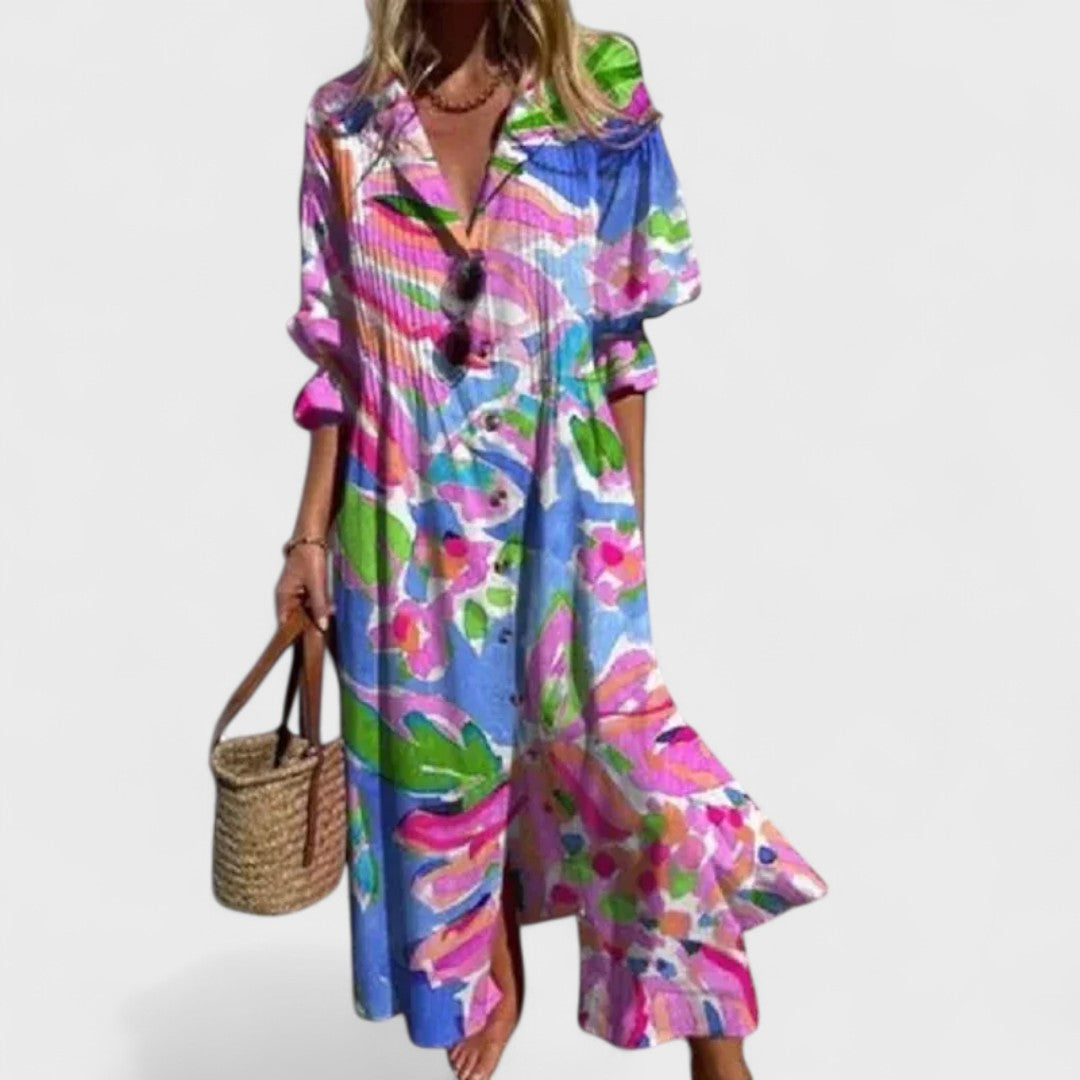 Maxi Dress Floreale Artistico