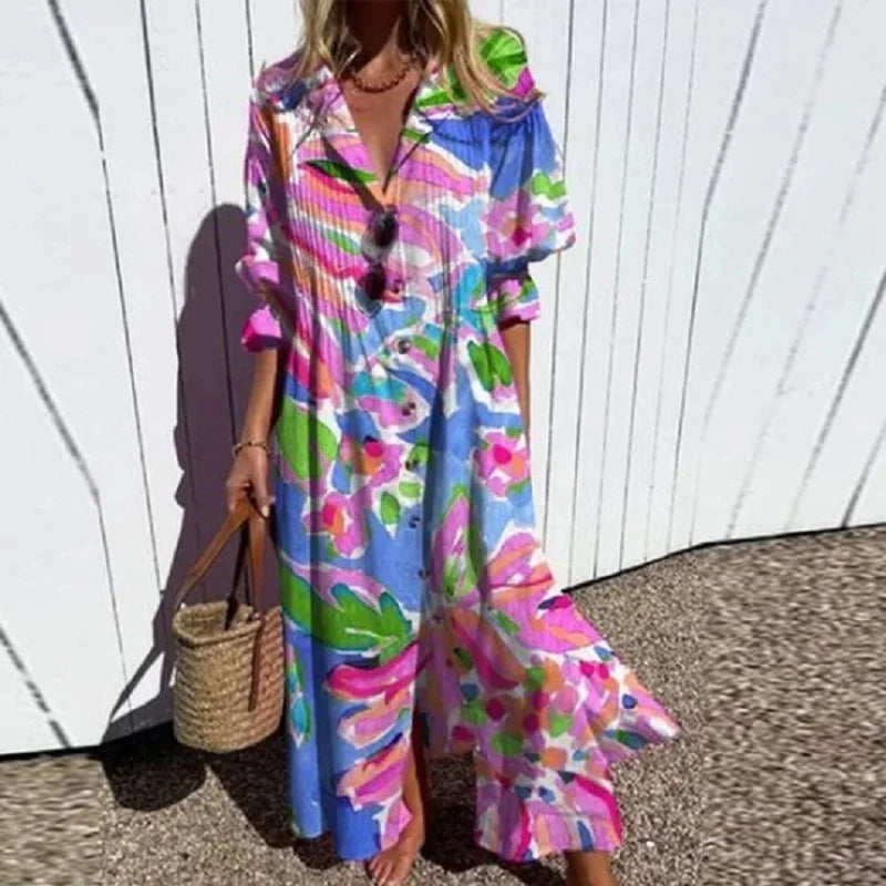 Maxi Dress Estivo Maculato