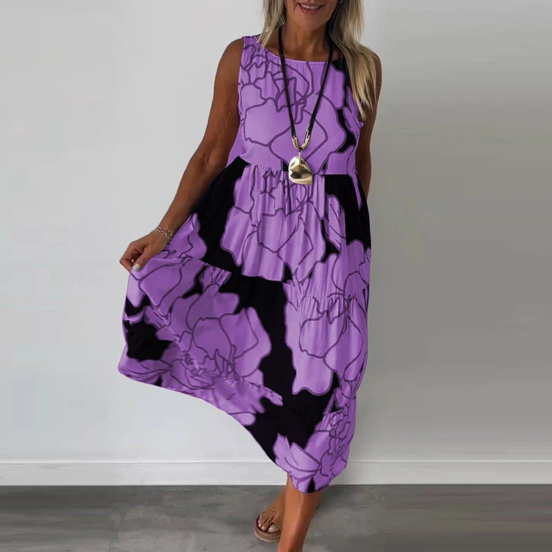 Vestito Floreale Astratto