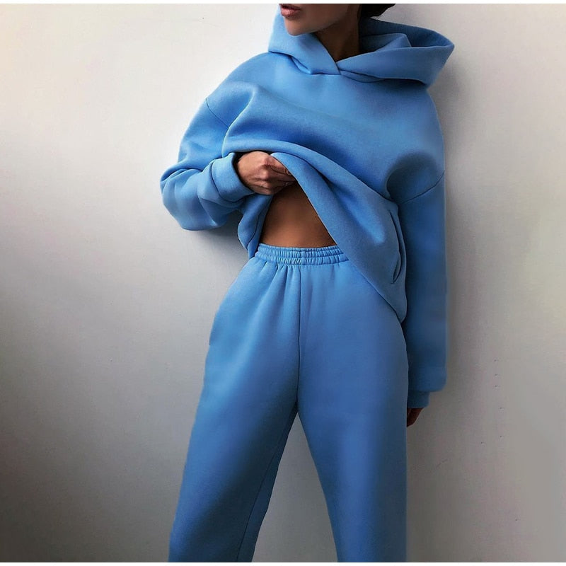 Set felpa e pantaloni oversize