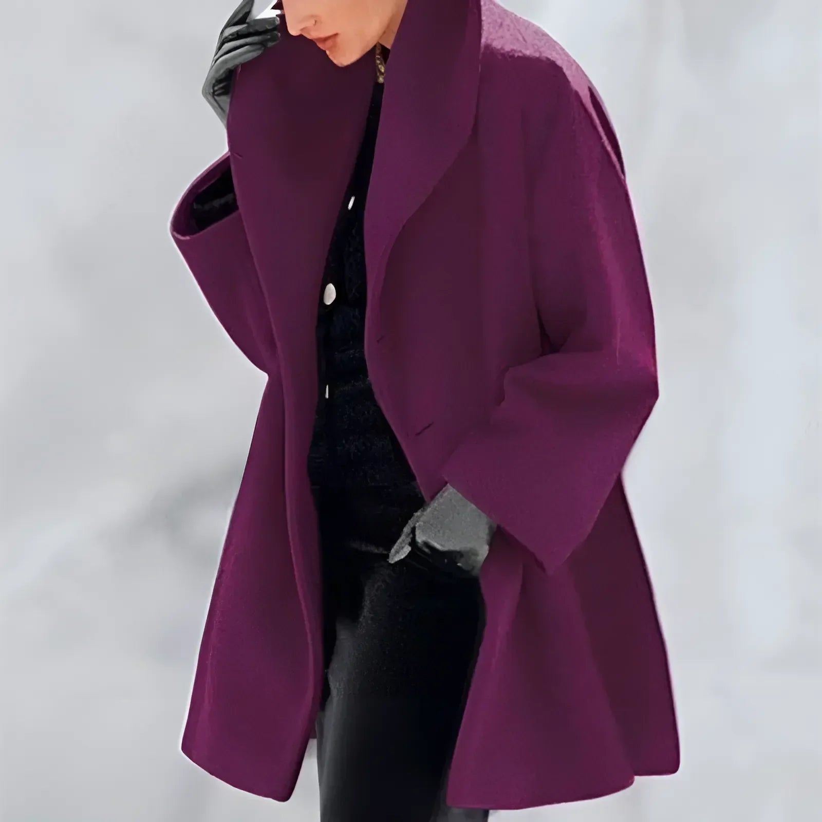 Cappotto Corto con Collo Alto | Caldo & Sofisticato | Stile Elegante
