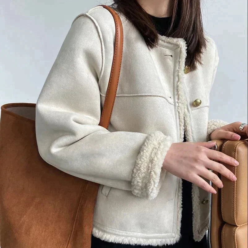 Giacca in Shearling | Calda ed Elegante | Essenziale Per l'inverno