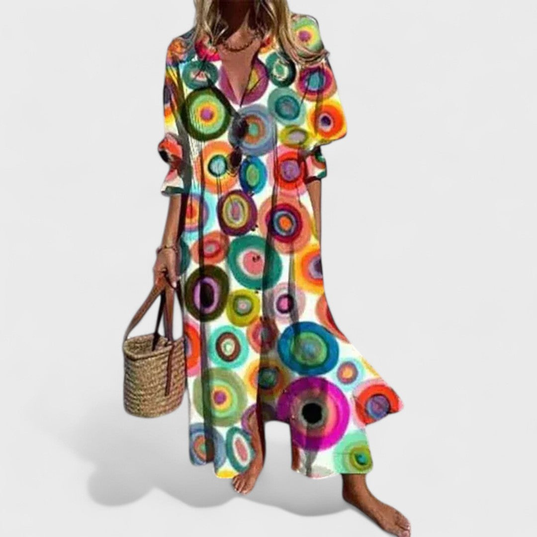 Maxi Dress Floreale Artistico