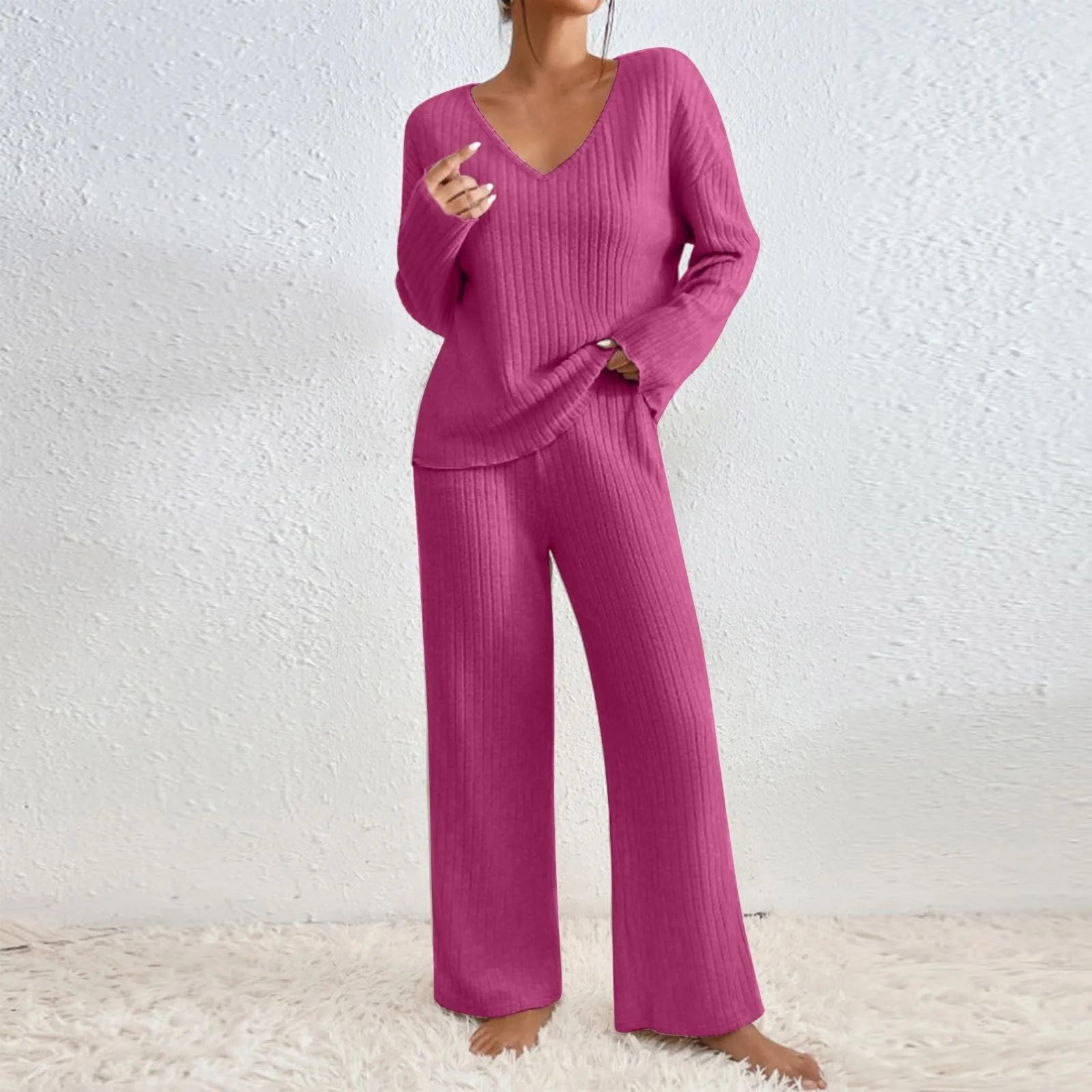Completo Lounge Maglia a Coste