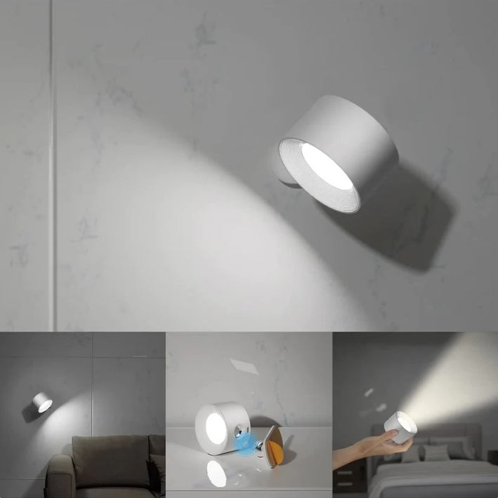 Lampada da Parete Cilindrica Orientabile