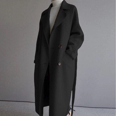 Cappotto lungo doppiopetto oversize