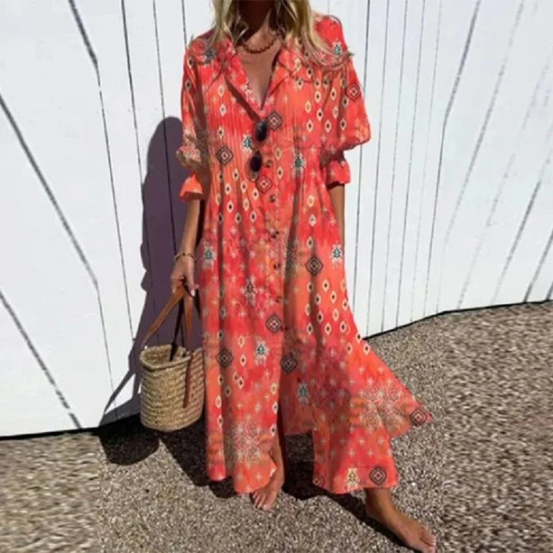 Maxi Dress Estivo Maculato