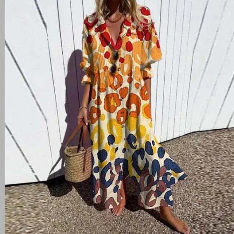 Maxi Dress Estivo Maculato