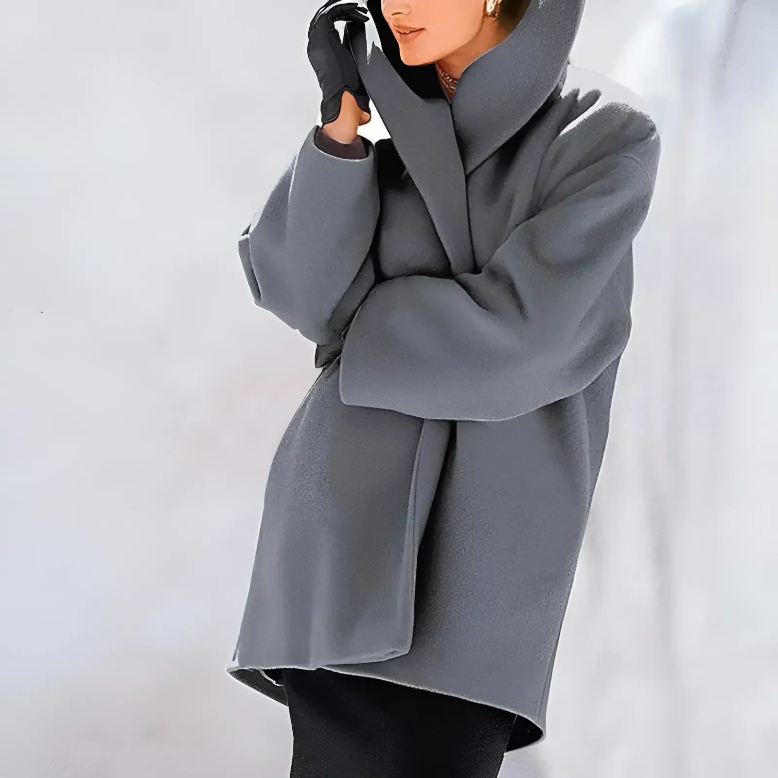 Cappotto Corto con Collo Alto | Caldo & Sofisticato | Stile Elegante