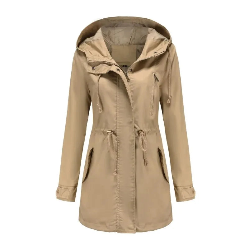 Giacca Impermeabile con Cappuccio | Stile Funzionale & Casual | Perfetta per la Mezza Stagione