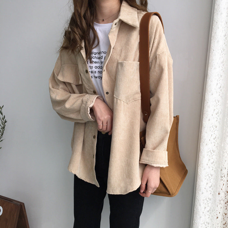 Camicia in Velluto a Coste | Cotone 100% | Look Casual e Morbido
