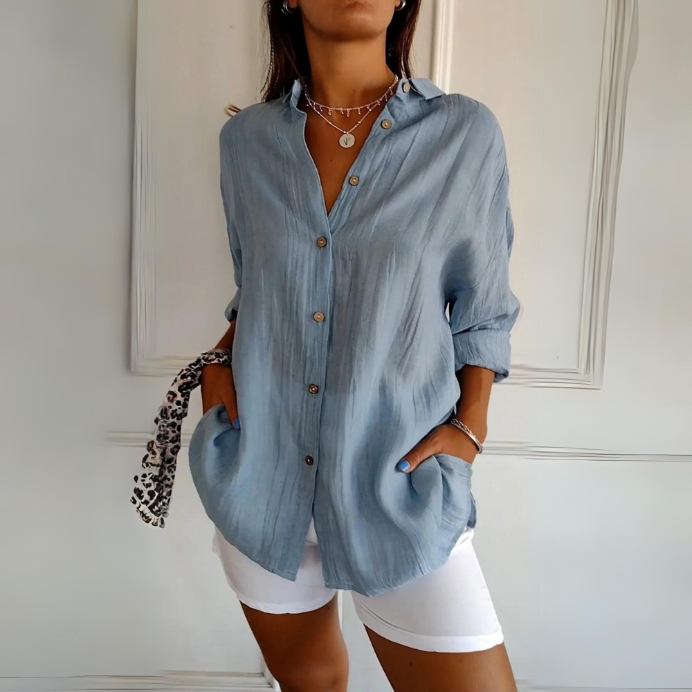 Camicia in Cotone | Leggera e Traspirante | Look Casual Estivo