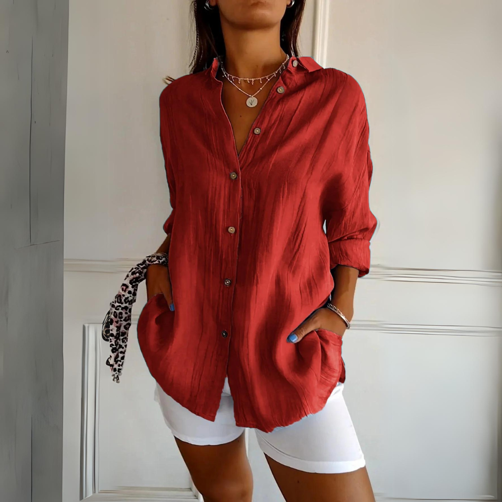 Camicia in Cotone | Leggera e Traspirante | Look Casual Estivo