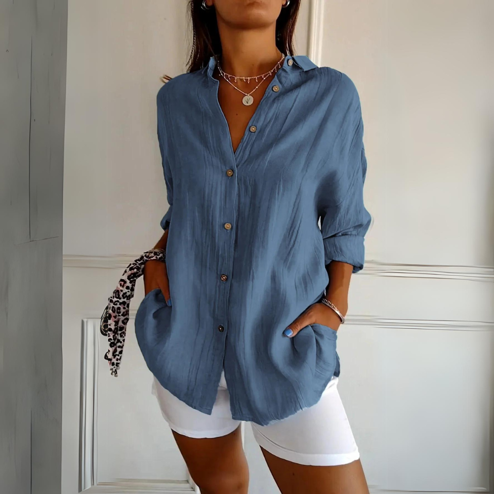Camicia in Cotone | Leggera e Traspirante | Look Casual Estivo