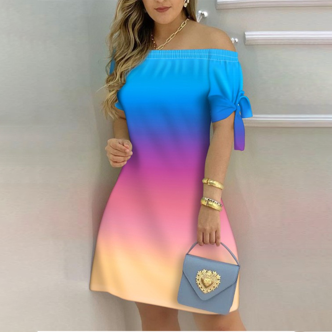 Mini Dress Off-Shoulder | Colorato | Fresco & Femminile