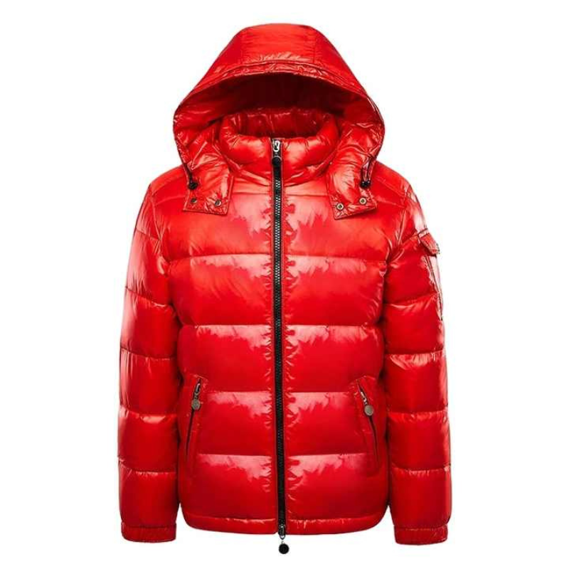 Giacca Puffer Lucida | Calda e Impermeabile | Stile Trendy e Sporty