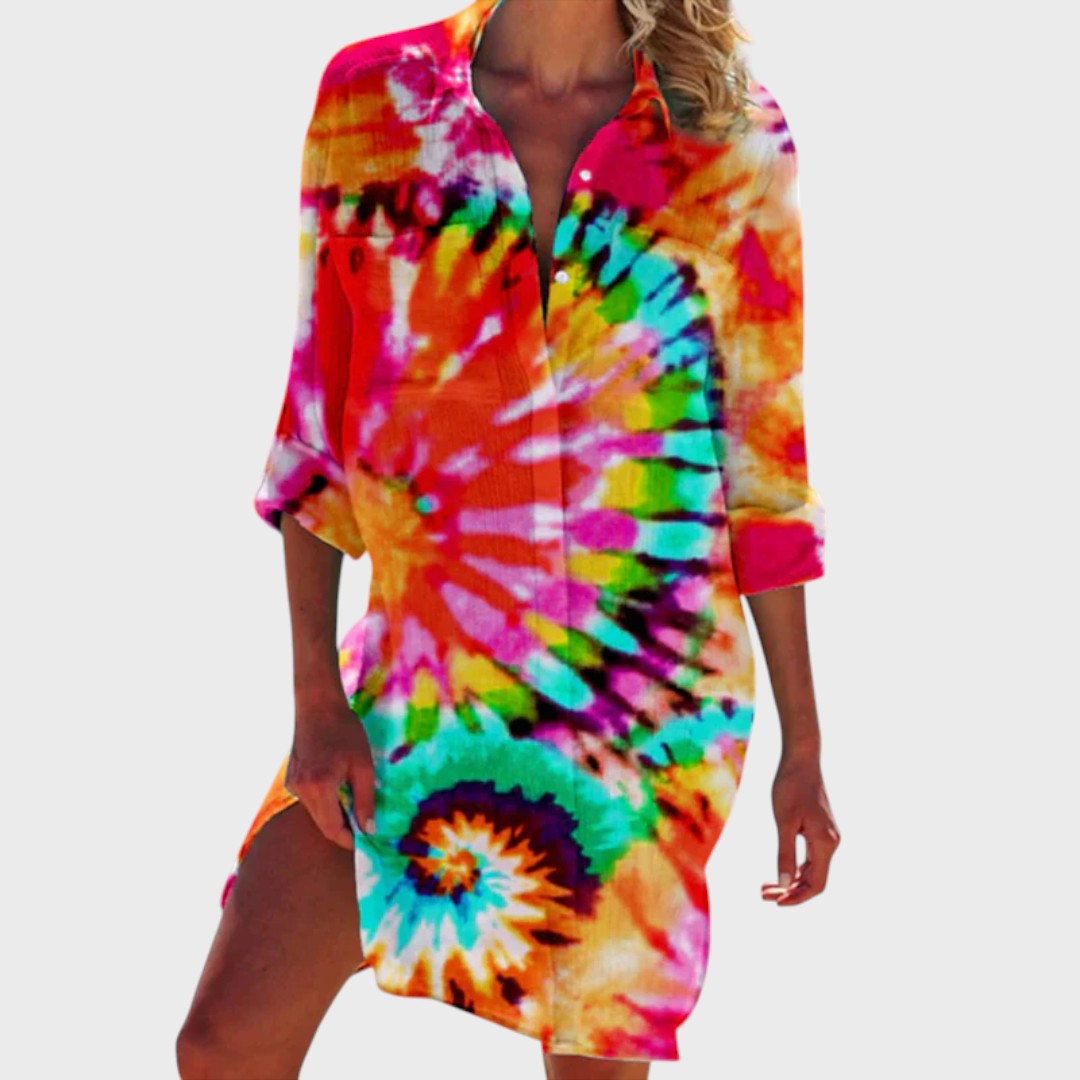 Abito Chemisier Tie-Dye