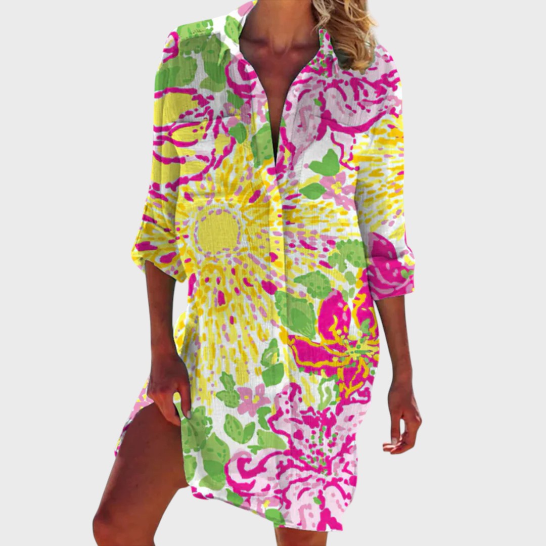 Abito Chemisier Tie-Dye