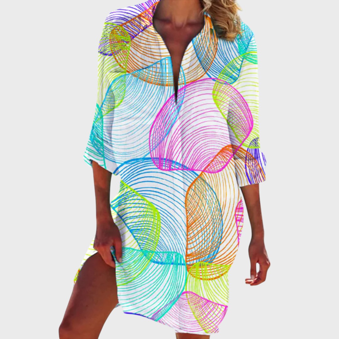 Abito Chemisier Tie-Dye