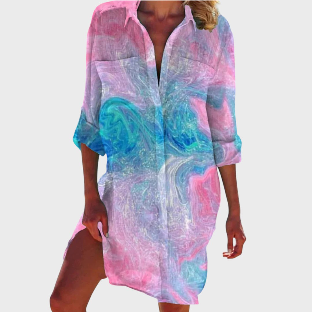 Abito Chemisier Tie-Dye