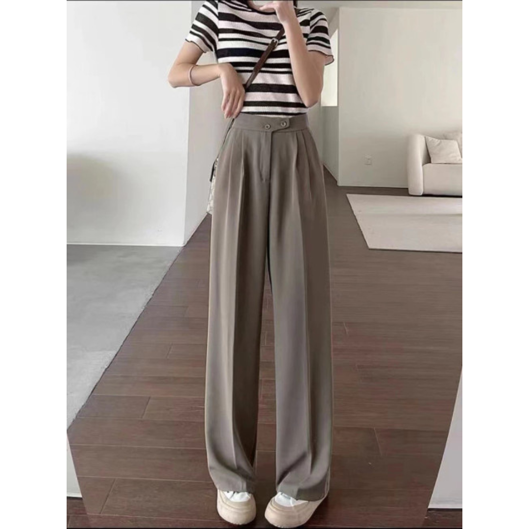 Pantaloni a Gamba Larga | Comodi e Versatili | Look Casual Chic