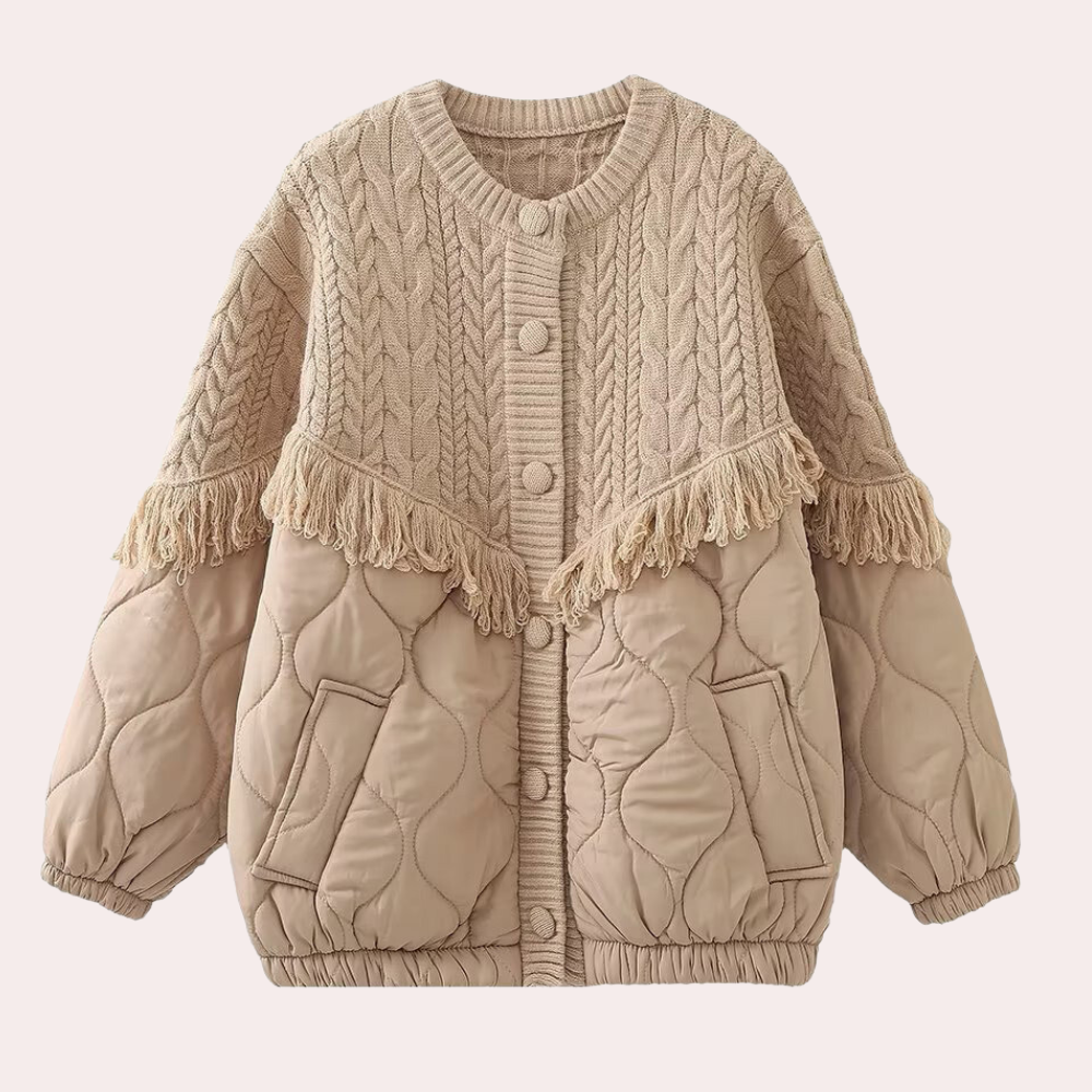 Giacca Ibrida | Maglia & Trapuntato | Calda & Sofisticata