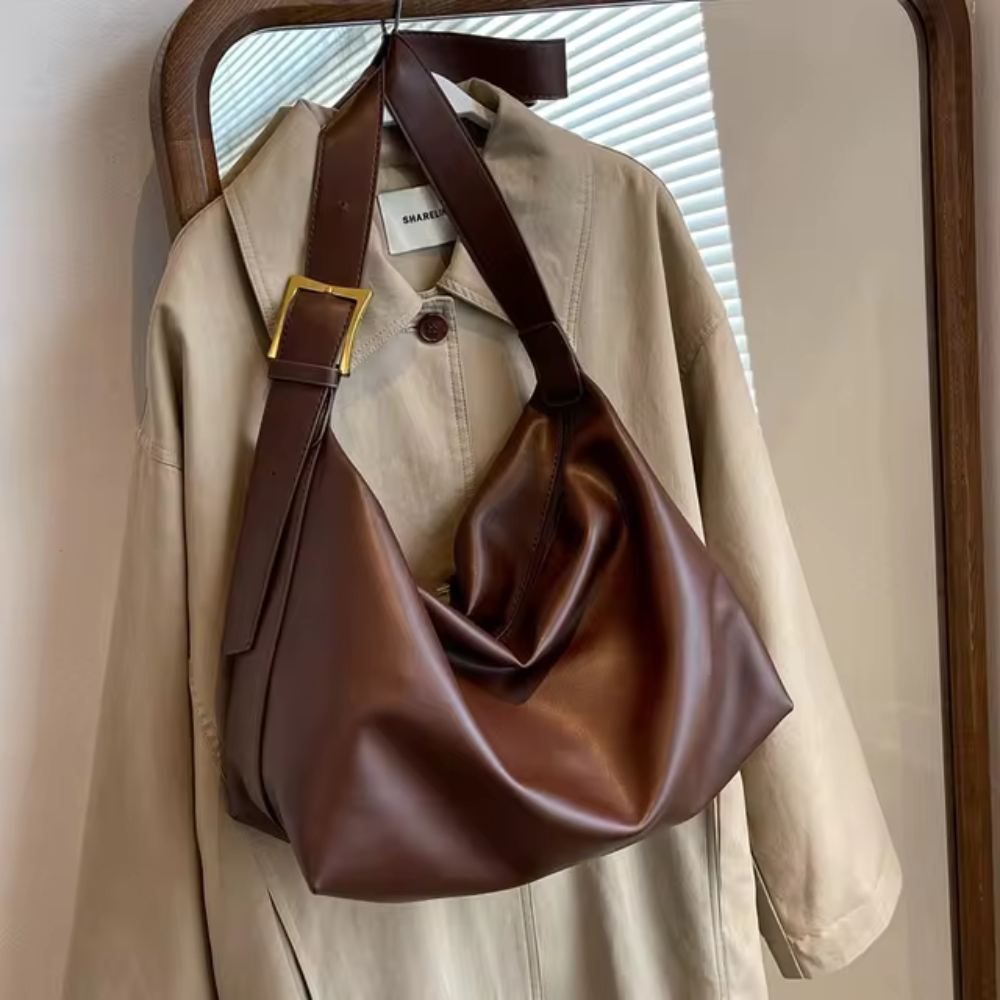 Shoulder Bag Morbida | Ecopelle Elegante | Design con Fibbia Regolabile