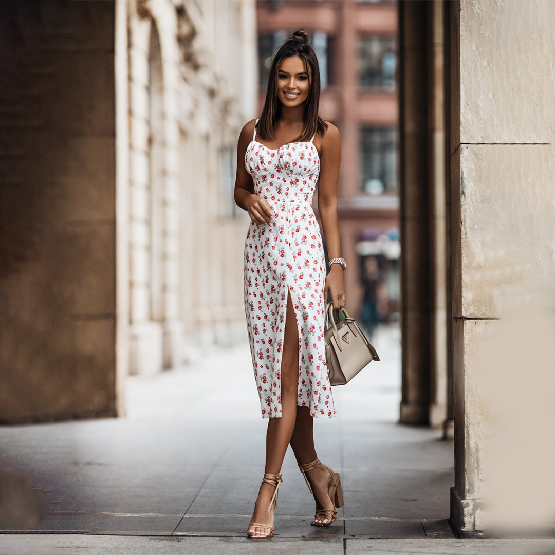 Abito Midi Elegante | Sensuale & Raffinato | Perfetto per Serate Glamour