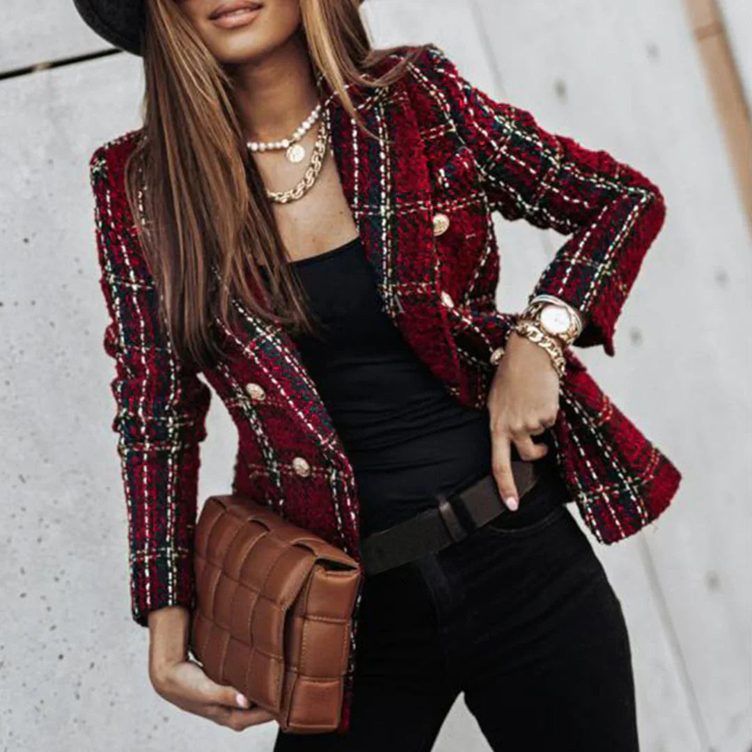 Blazer a Quadri | Elegante e Strutturato | Stile Classico