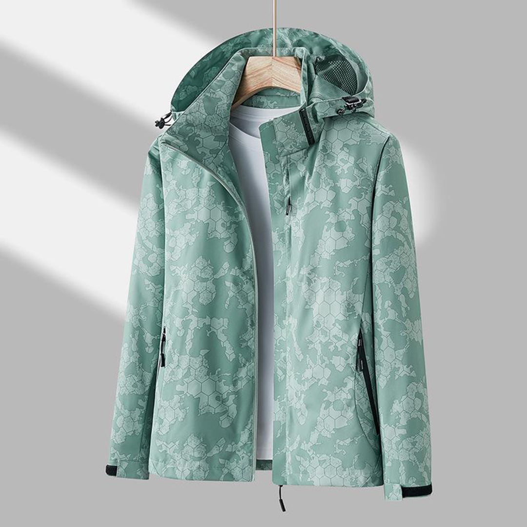 Giacca Impermeabile con Cappuccio | Antivento e Leggera | Perfetta per l’Outdoor