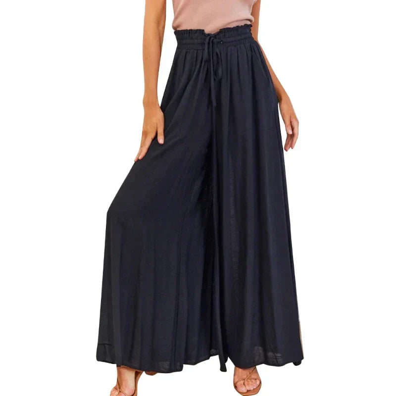 Pantaloni Palazzo Donna | Vita Alta | Leggeri e Estivi