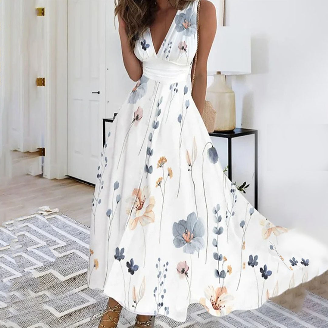 Maxi Abito Floreale | Elegante & Flowy | Stile Romantico