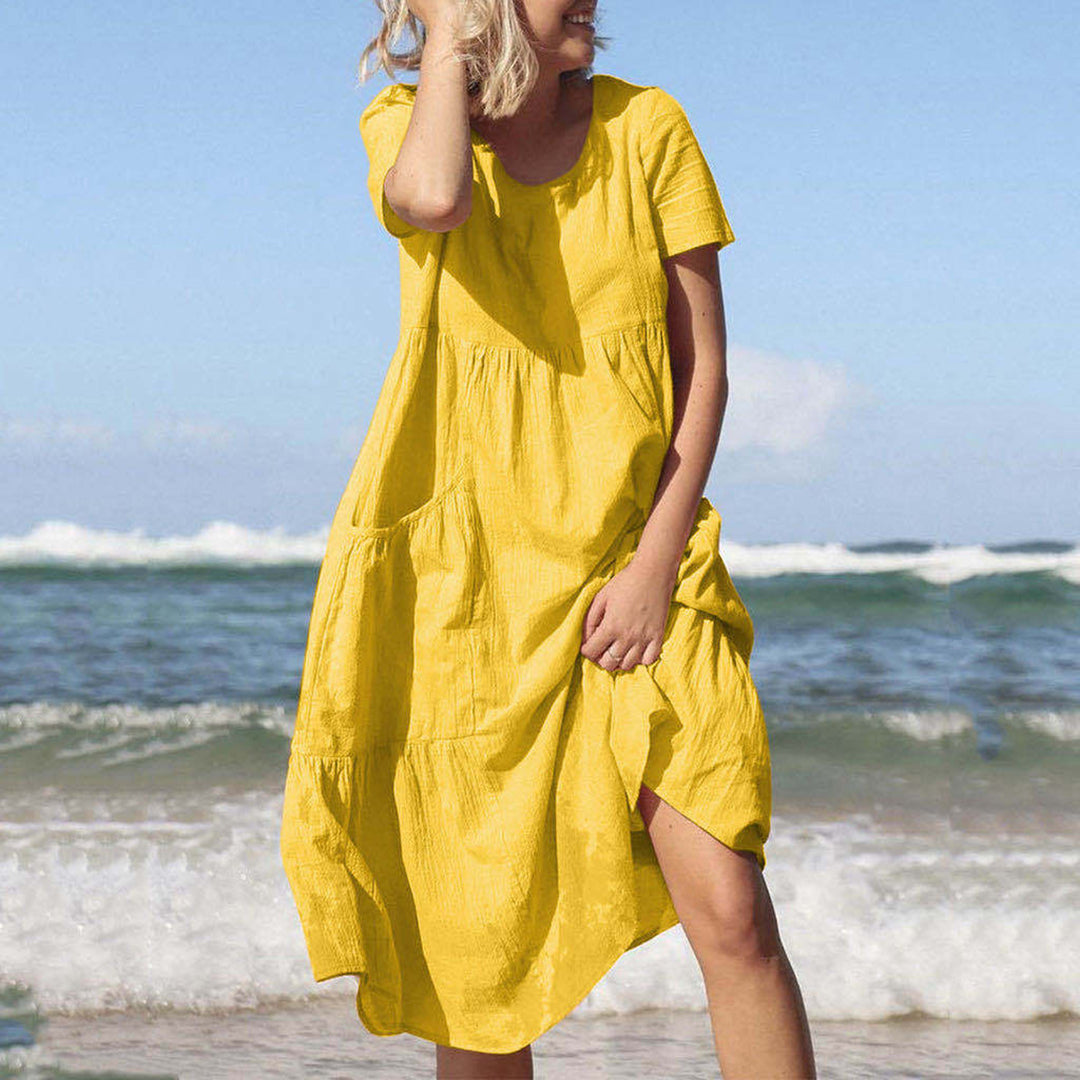 Abito Lungo in Cotone | Estivo & Leggero | Design Ampio