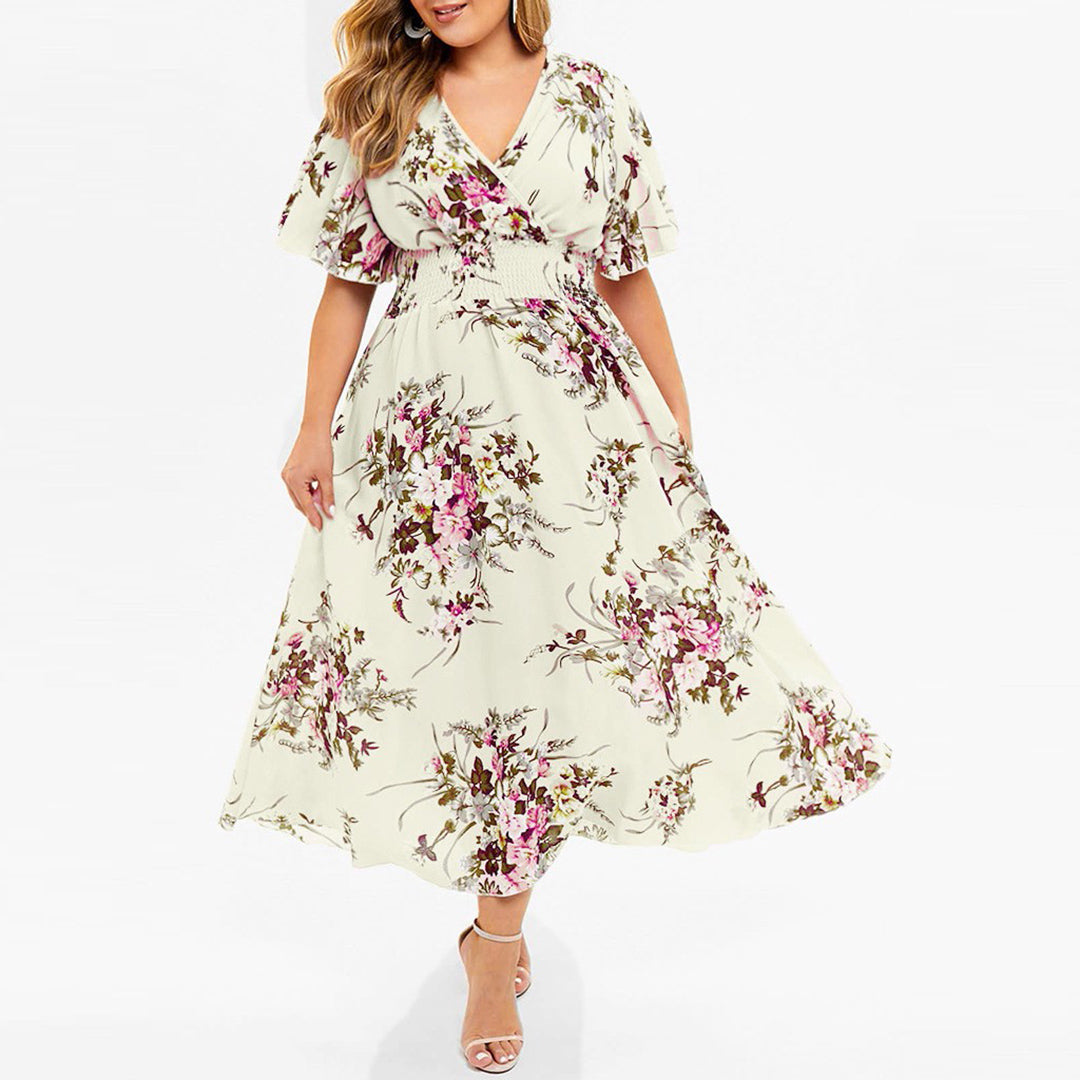 Abito Midi Floreale | Elegante | Flowy & Femminile