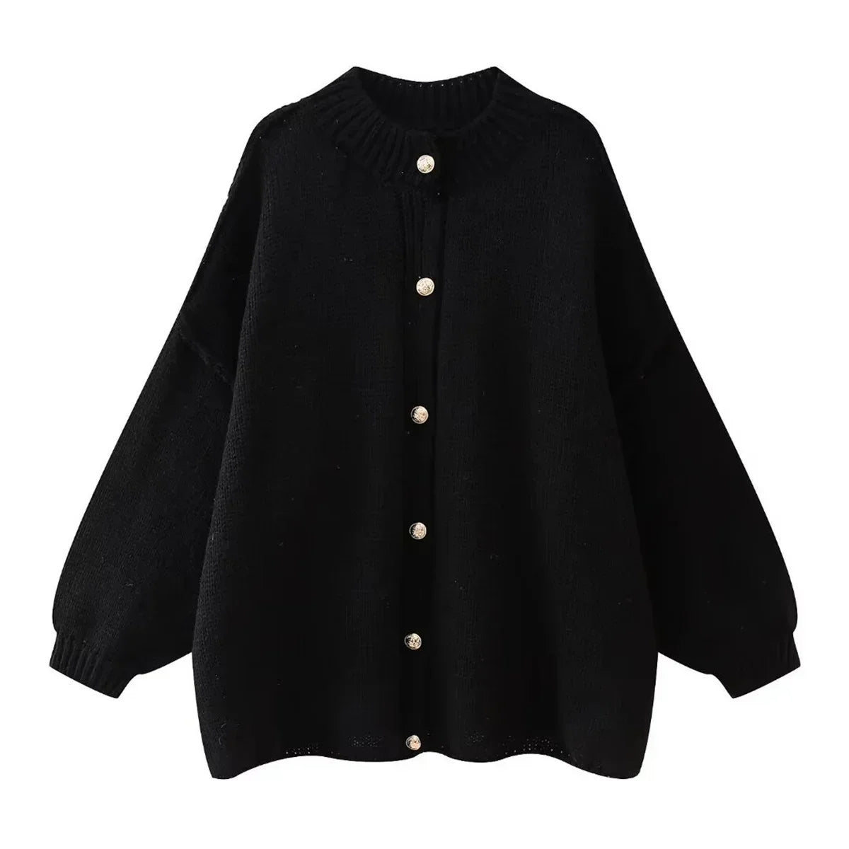 Cardigan Oversize con Bottoni | Stile Cozy & Chic | Perfetto per Look Comodi e Raffinati