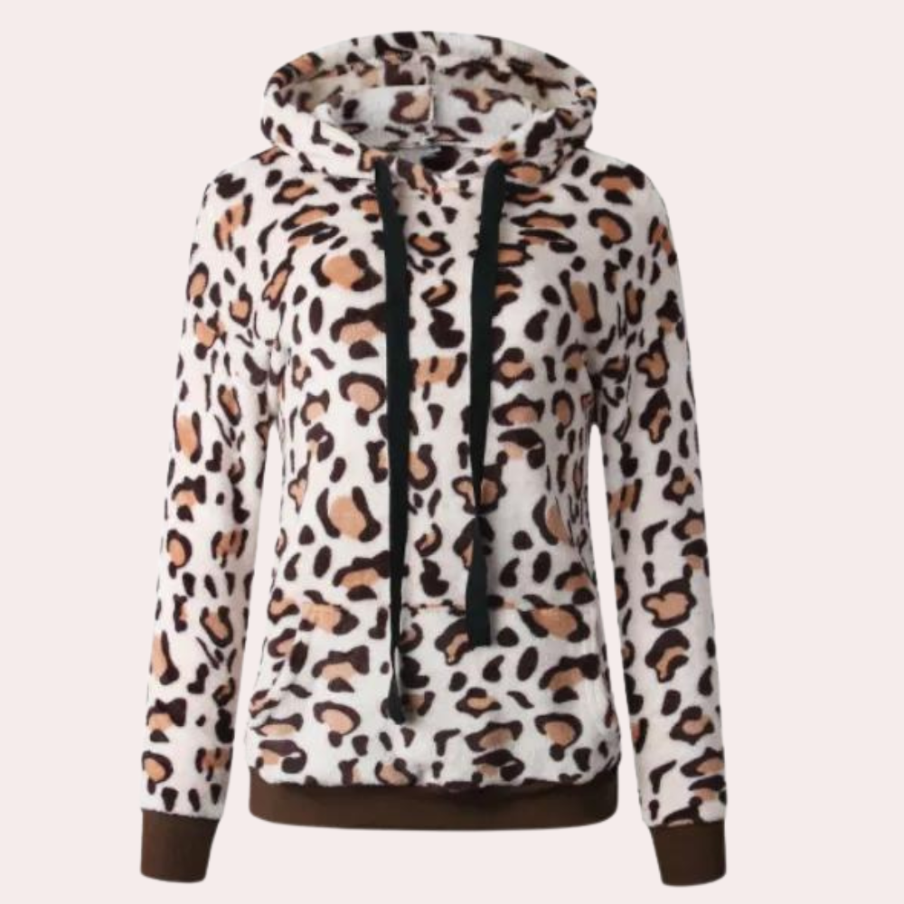 Felpa Donna | Stampa Leopardata | Morbida e Trendy