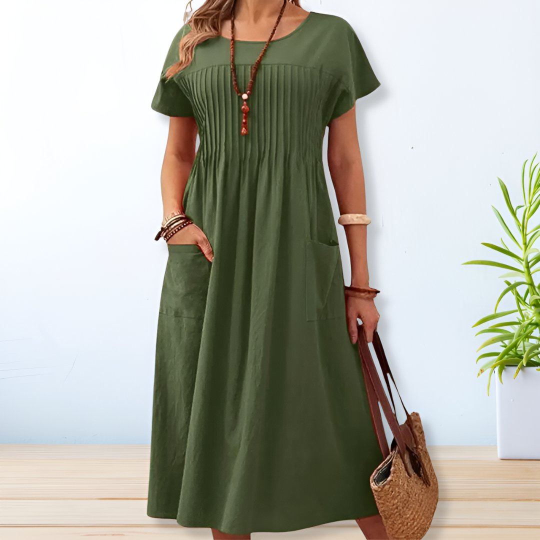 Vestito Casual con Tasche