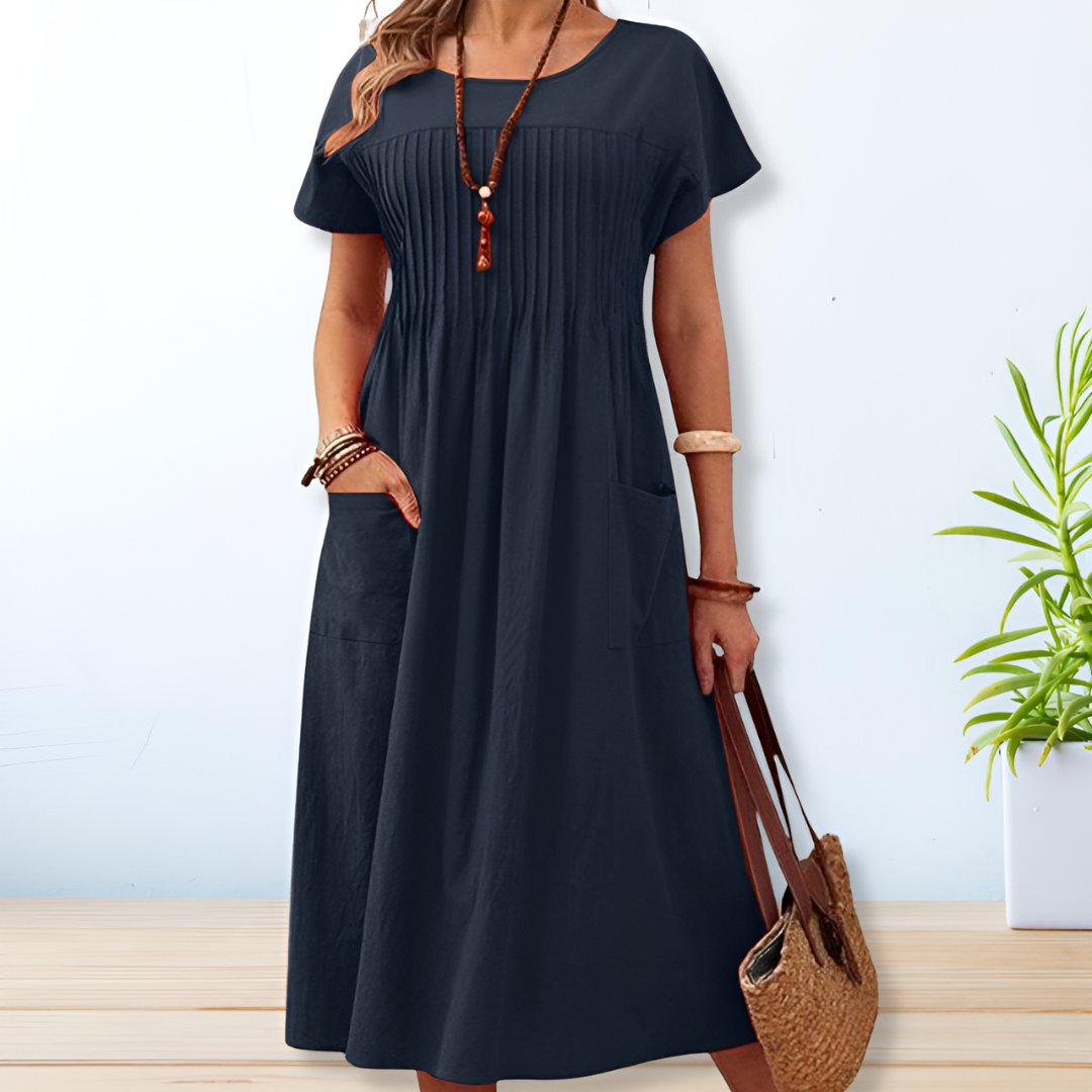 Vestito Casual con Tasche