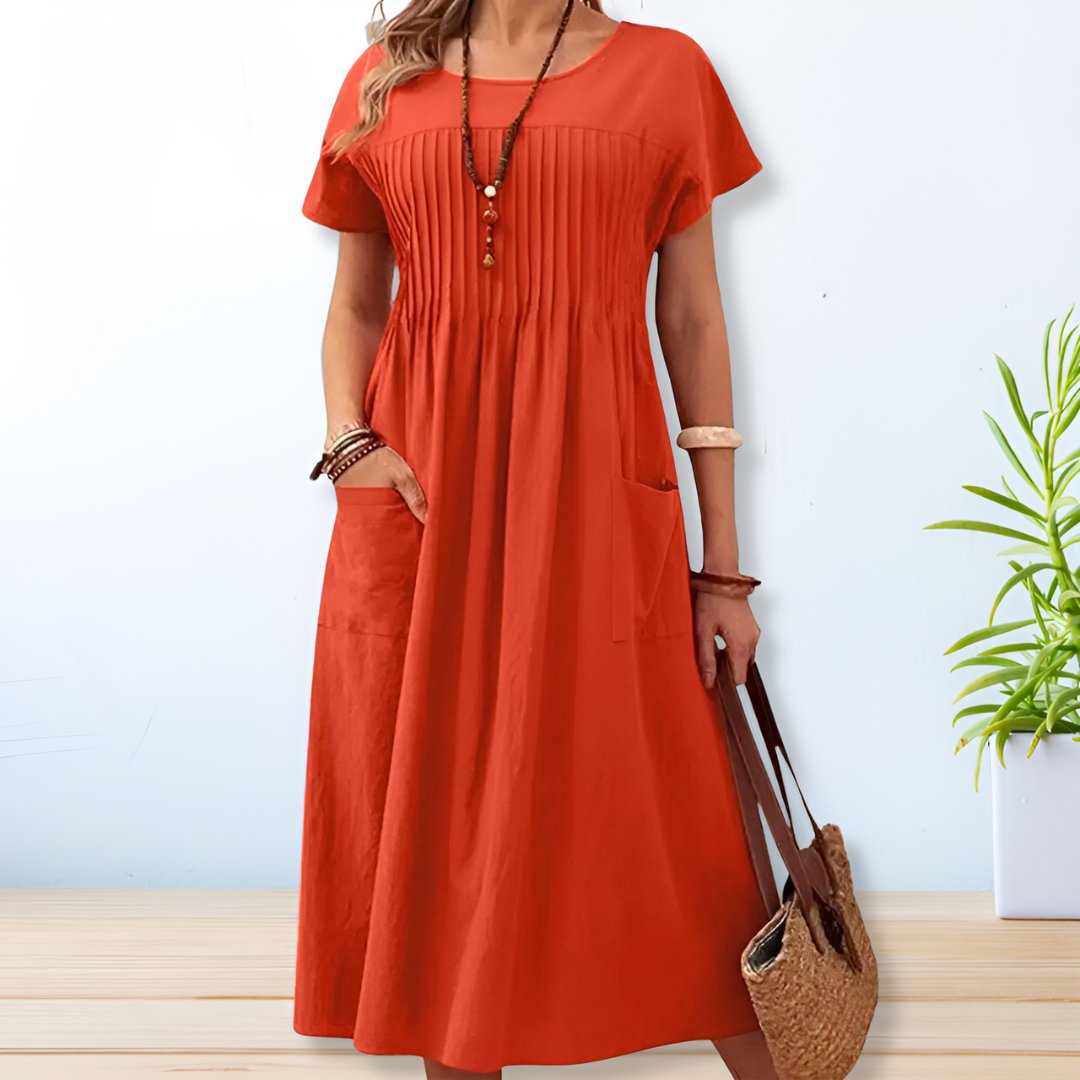 Vestito Casual con Tasche