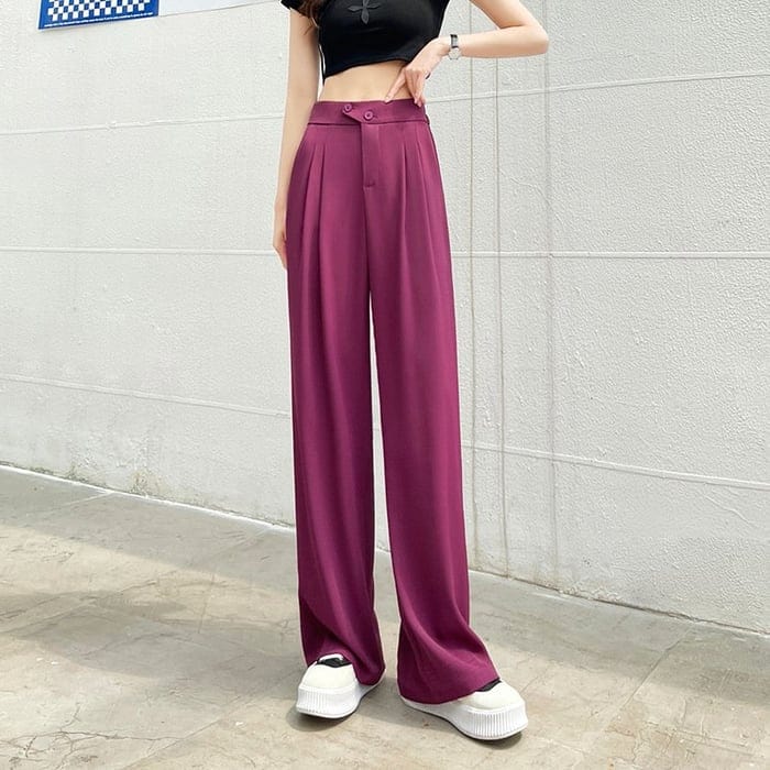 Pantaloni Palazzo Eleganti | Vita Alta | Stile Chic e Confortevole