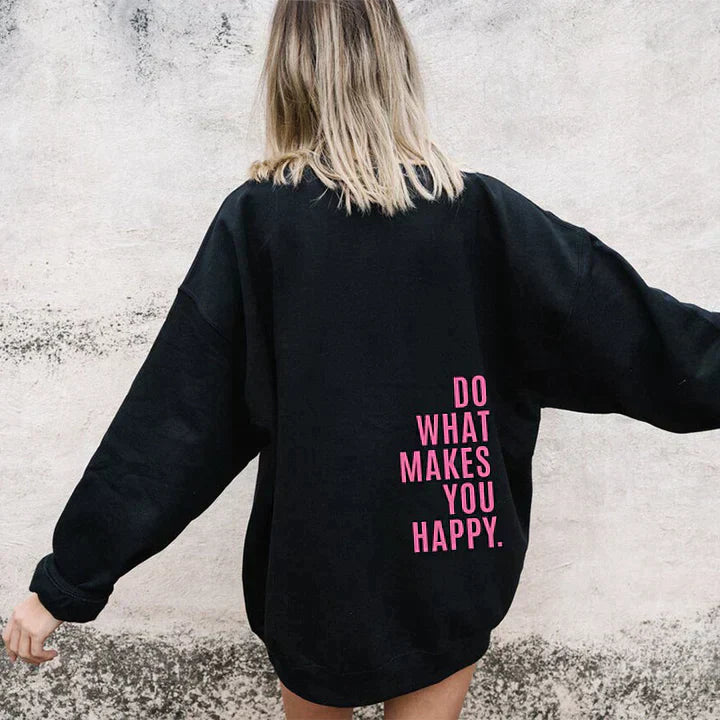 Felpa Oversize | Stampa Motivazionale | Morbida e Comoda