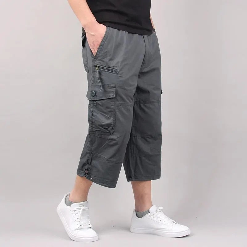 Pantaloni Cargo Cropped