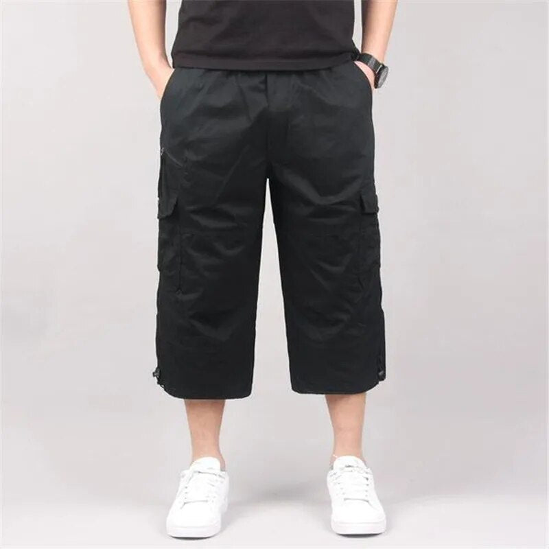 Pantaloni Cargo Cropped